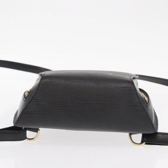 LOUIS VUITTON Epi Mabillon Backpack Black main image 7